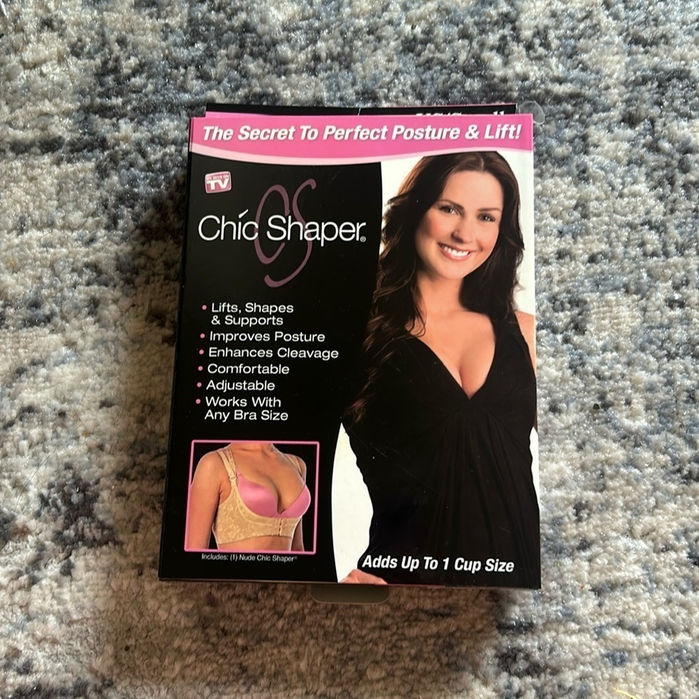 New Chic Shaper As Seen On TV Bra Lifter and Enhancer XS/Small Bra size 32-34
